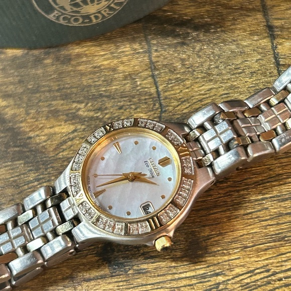 Citizen Eco Drive Woman’s Two Tone Watch - Picture 2 of 10